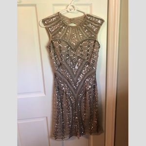 Shail K Sequin Cocktail Dress Size 4